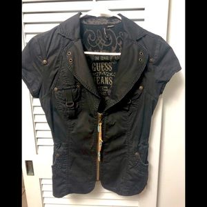 Guess Black Vest, Size S